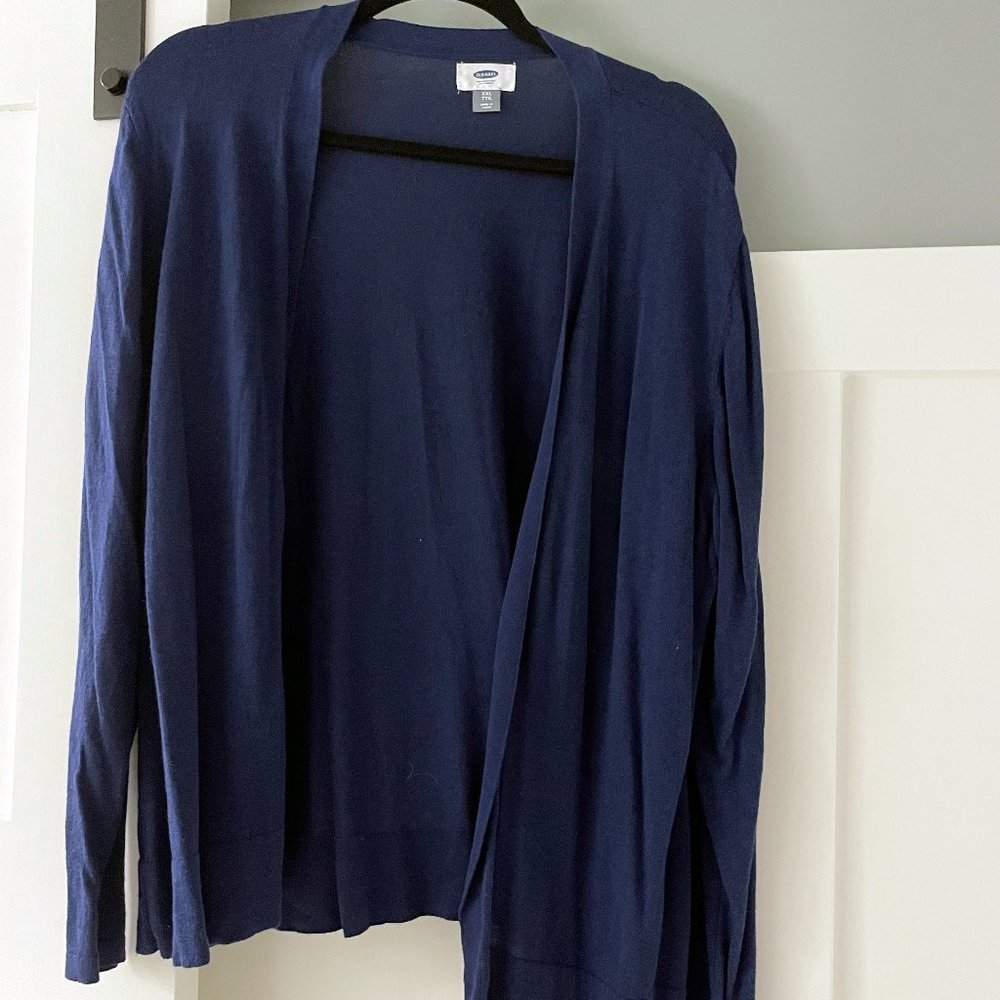 Old Navy Open-Front Navy Blue Cardigan - Size XXL